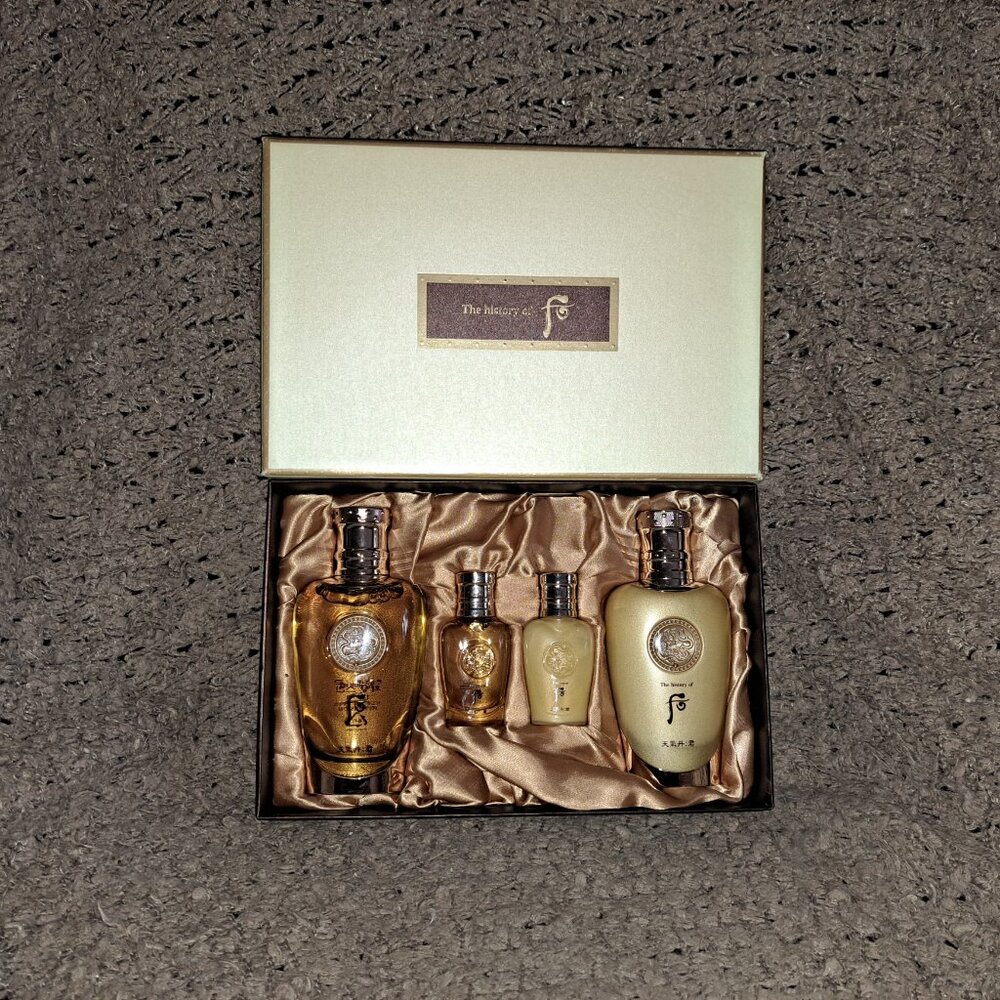 THE HISTORY OF WHOO-Men's Hwa Yang Special Set-Full & Travel Set-New/Boxed